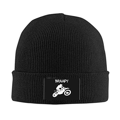 385 Beanie Mütze Dirtbike Motocross Komfortabel Long Beanie Für Damen Und Herren Klassische Sportmütze Damen Beanie Mütze, Für Motorradfahren, Skifahren, 56-62cm von 385