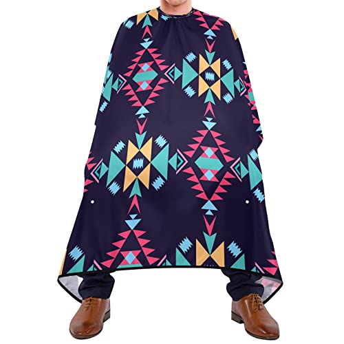 Friseurumhang 140x168cm, Aztekischer Navajo Druck Unisex Friseurumhang Einstellbare Professionelle Friseure Kleid Wasserdicht Friseur Umhänge, Für Barbershops, Barbier von 385