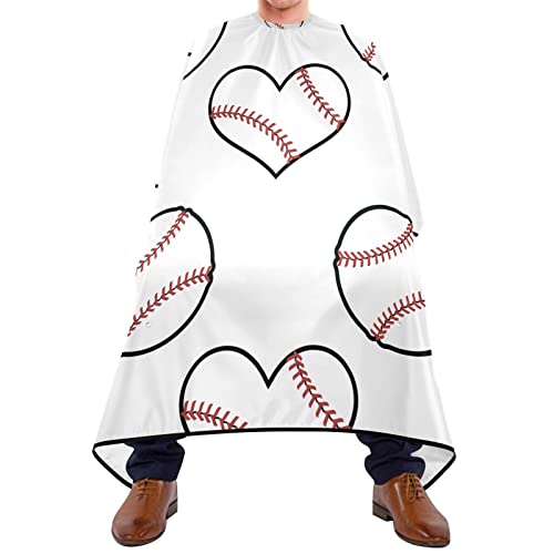 Friseurumhang 140x168cm, Baseball Druck Unisex Friseure Kleid Einstellbare Unisex Friseurumhang Mode Professionelle Friseure Kleid, Für Kinder, Friseursalon von 385