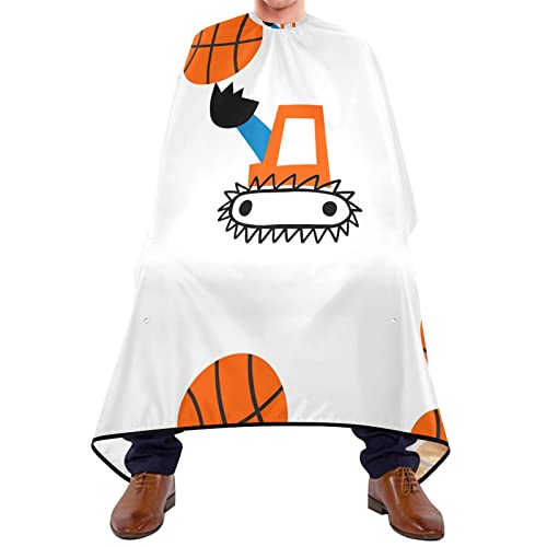 Friseurumhang 140x168cm, Basketball Bagger Herren Umhang Wasserdicht Professionelle Friseure Kleid Mode Friseur Cape, Für Erwachsene, Barbershops von 385