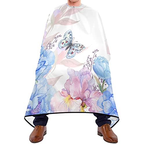 Friseurumhang 140x168cm, Hortensien Schmetterling Professionelle Friseure Kleid Wasserdicht Haarschneideumhang Cape Mode Barbiere Cape, Für Kinder, Färben von 385