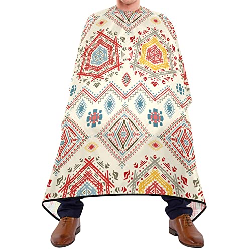 Friseurumhang 140x168cm, Mexikanische Aztekische Navajo Barbier Umhang Einstellbare Herren Umhang Wasserdicht Haarschneideumhang Cape, Für Färben, Friseursalon von 385