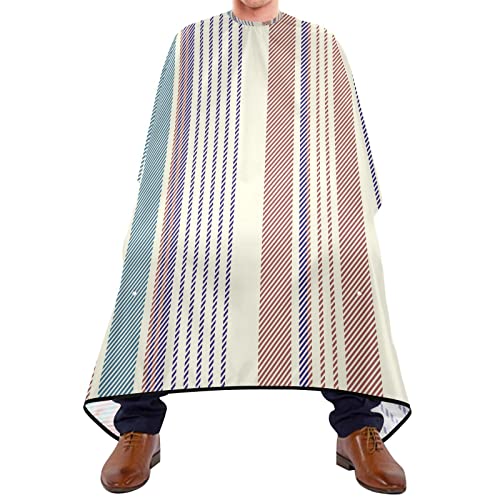 Friseurumhang 140x168cm, Mexikanische Serape Gestreift Herren Umhang Mode Friseur Cape Wasserdicht Barbiere Cape, Für Erwachsene, Kinder von 385