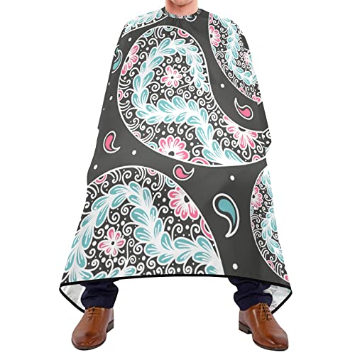 Friseurumhang 140x168cm, Muster Unisex Friseurumhang Einstellbare Friseur Cape Wasserdicht Haarschneideumhang Cape, Für Kinder, Friseursalon von 385