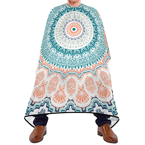 Friseurumhang 140x168cm, Sanftes Mandala Friseur Umhänge Mode Unisex Friseure Kleid Wasserdicht Herren Umhang, Für Friseursalon, Färben von 385