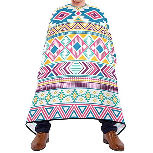 Friseurumhang 140x168cm, Stammes Azteken Navajo Muster Professionelle Friseure Kleid Einstellbare Friseur Umhänge Mode Unisex Friseurumhang, Für Kinder, Friseursalon von 385