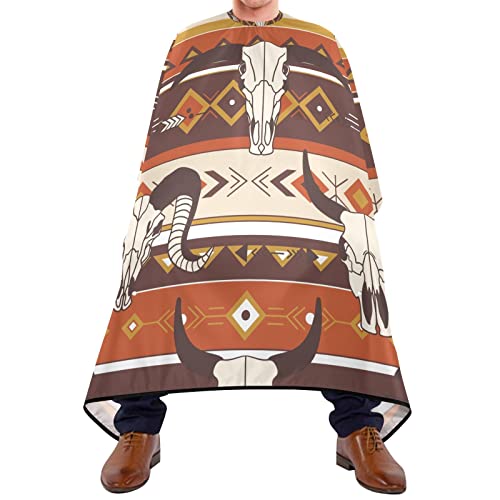 Friseurumhang 140x168cm, Westlicher Azteke Unisex Friseure Kleid Wasserdicht Salon Barbier Umhang Mode Barbiere Cape, Für Barbier, Kinder von 385