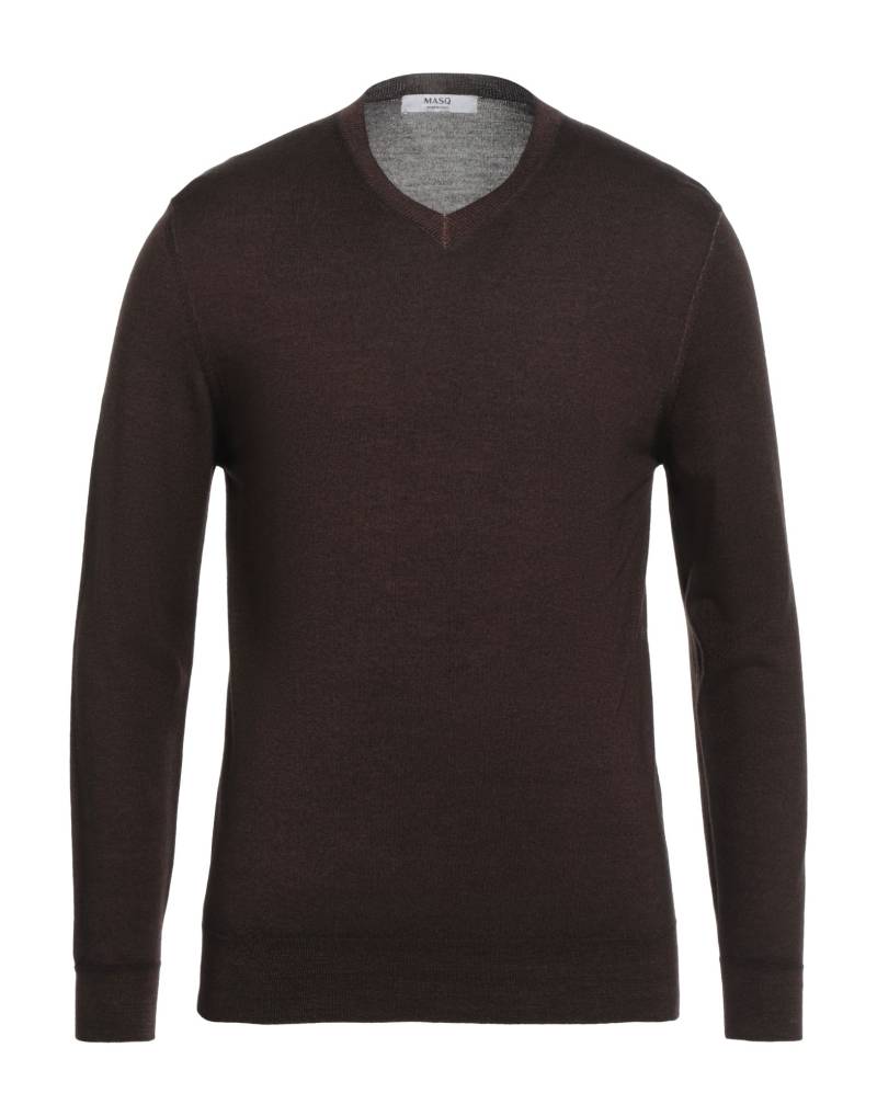 MASQ Pullover Herren Schokobraun von MASQ