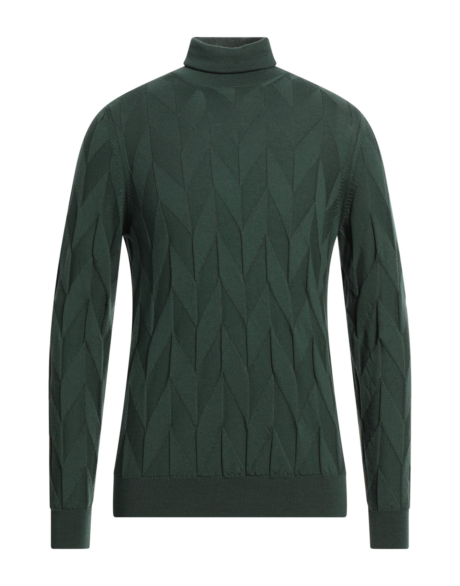 +39 MASQ Rollkragenpullover Herren Grün von +39 MASQ