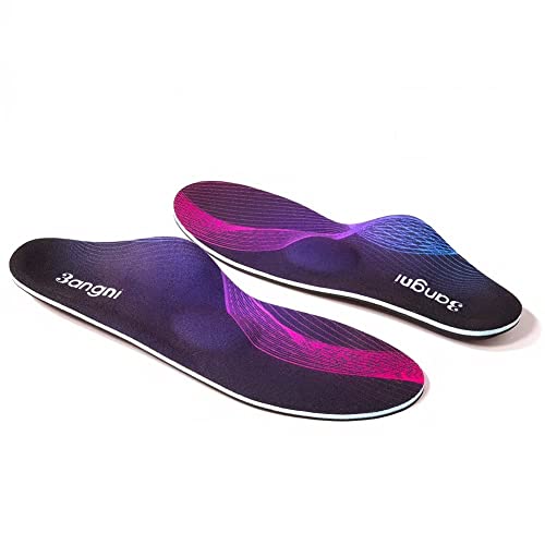 3ANGNI orthopädische einlegesohlen High Arch Support-Einsatz zum Servieren von plattfuß Plantarfasziitis Orthopädische herren ​Frauen Schuh einlagen Pad EU(38-39) 250MM von 3ANGNI