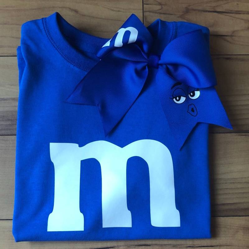 M & Candy Inspirierte Shirt Und Cheer Bow Set Jugendgrößen von 3CuteGirlsBoutique