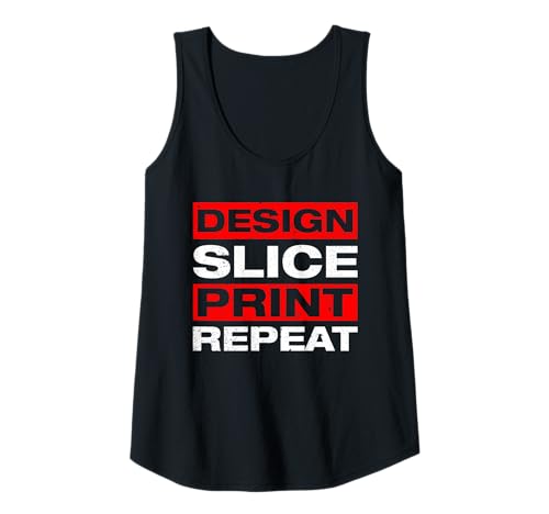 Damen Design Slice Print 3D Printer 3D Printing Tank Top Damen Design Slice Print 3D Printer 3D Printing Tank Top von 3D Printing Sprüche & 3D Drucker Outfit