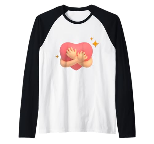 3D Self Love Lustiges Unisex-Design für Männer Frauen T-Shirt Raglan von 3D Self Love Funny Unisex Design For Men Women Tee