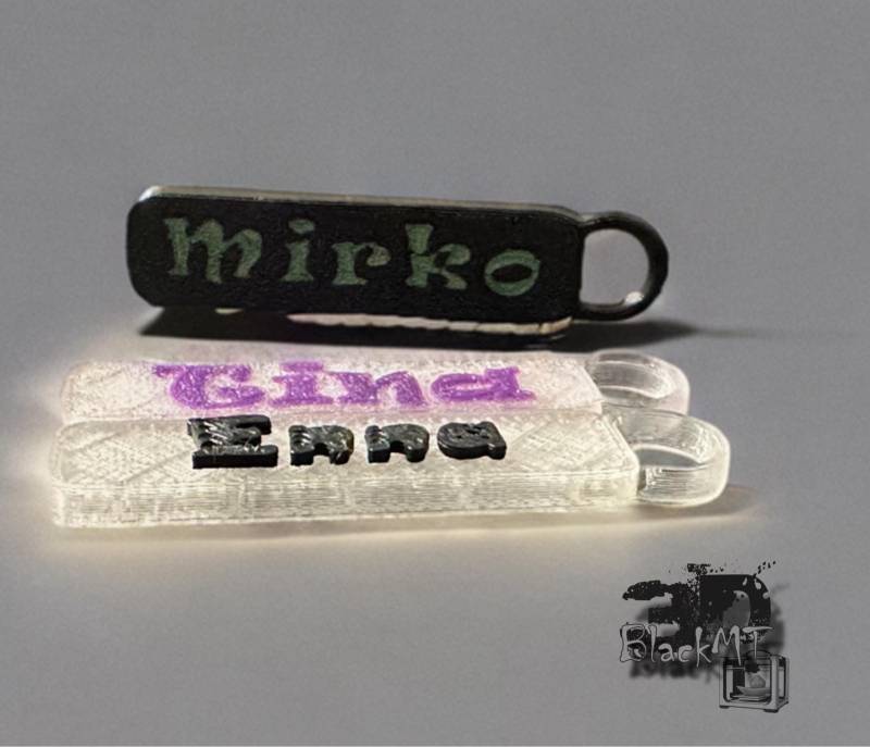 Schlüsselanhänger Mit Namen ##neu## von 3DBlackMT