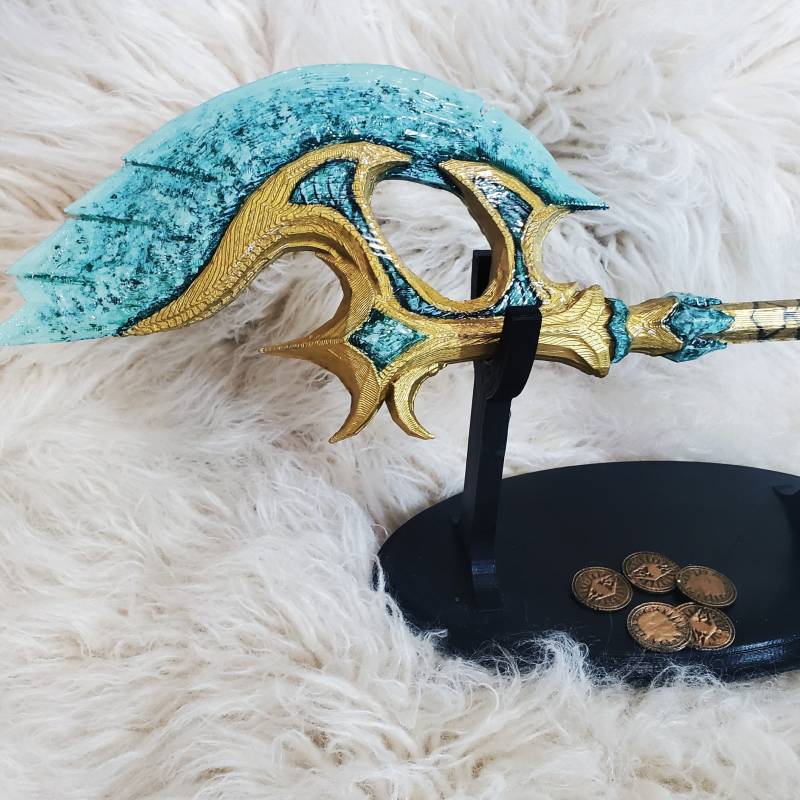 Elder Schriftrollen Skyrim Glass Axt/Glaswaffe von 3DCreationsNmore