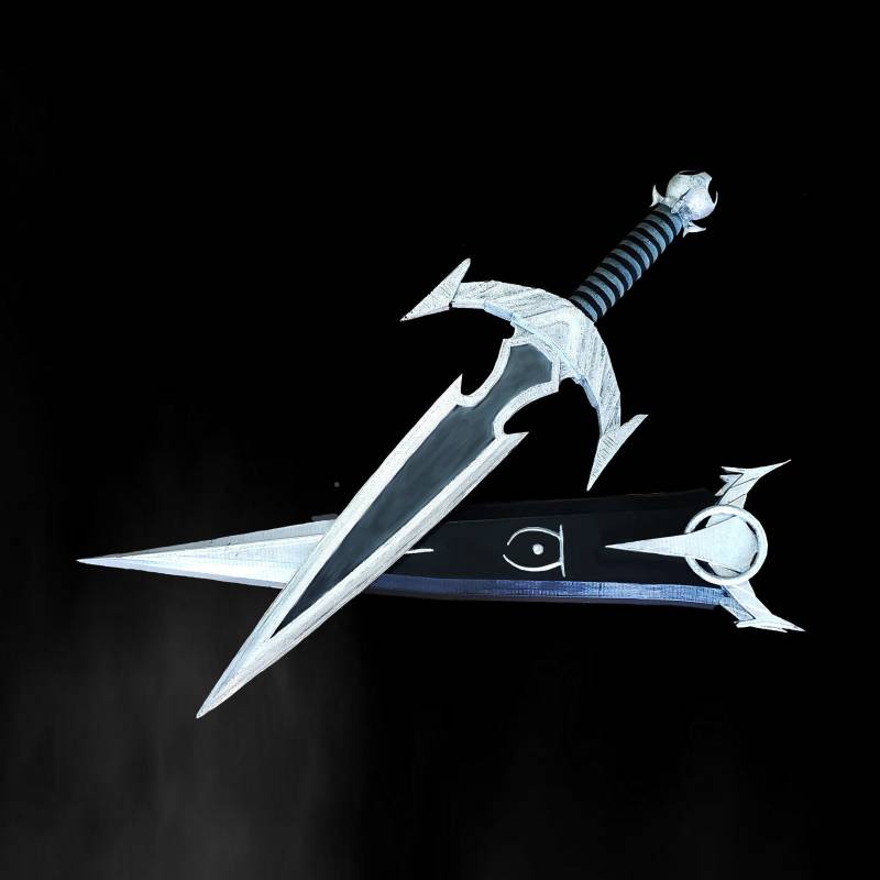 Elder Spirals Skyrim Mehrunes Rasiermesser/Waffe Cosplay Rollenspiel /Replik Dolch Requisite Kostüm /Halloween von 3DCreationsNmore