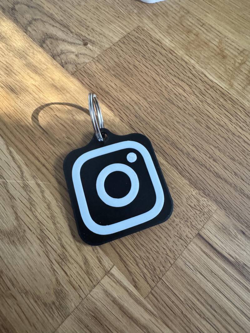 Nfc Schlüsselanhänger Instagram Profil Personalisiert Insta Custom Tag - Tap2Insta von 3DDynamixDE