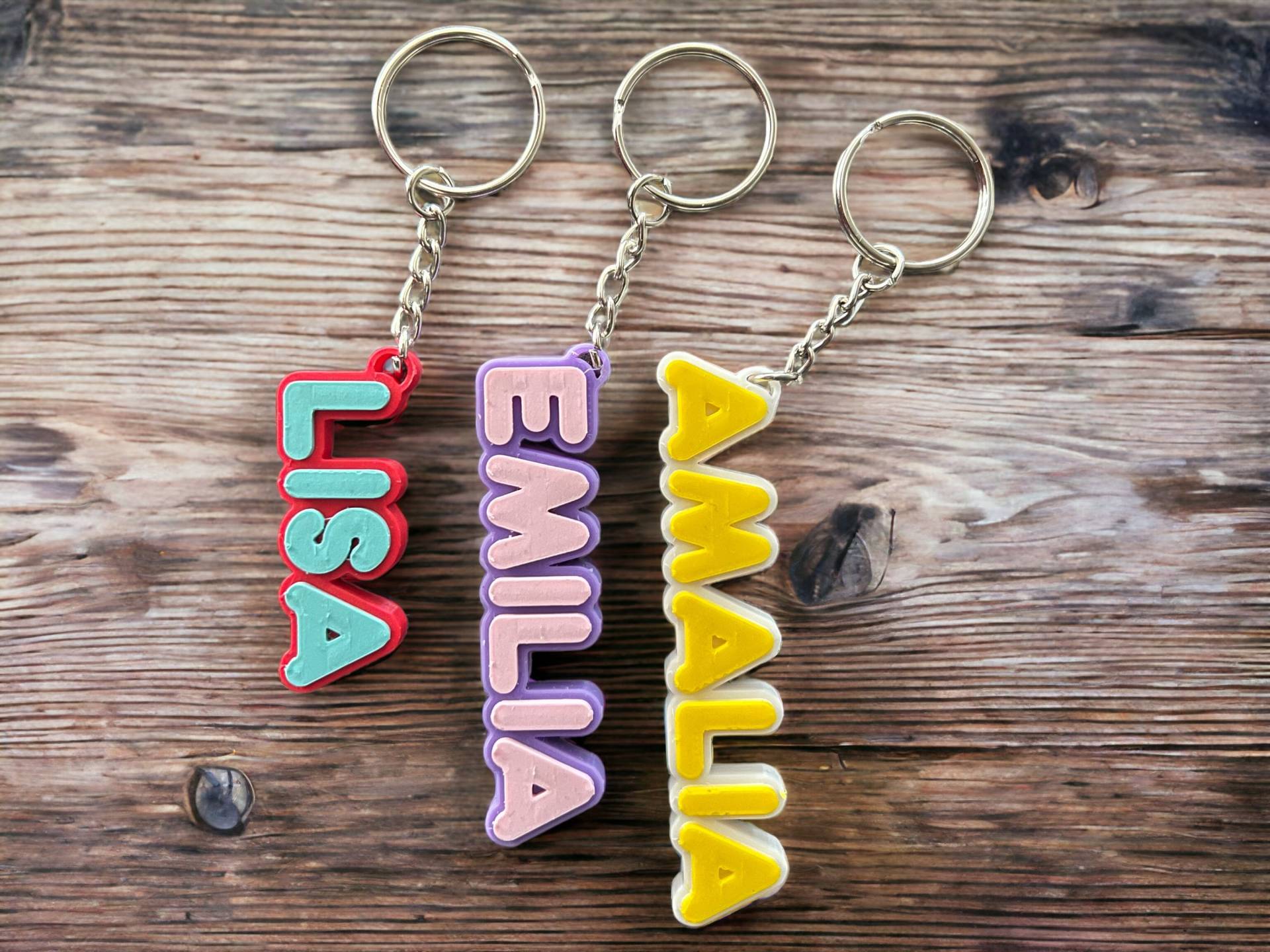 3D Personalisierter Zweifarbiger Schlüsselbund Dunkin Suns - Gedruckter Benutzerdefinierter Name 3D Personalisierter Zweifarbiger Schlüsselbund Dunkin Suns - Gedruckter Benutzerdefinierter Name von 3DIsak