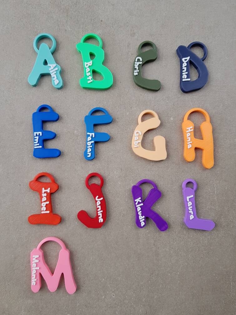 Personalisierte Schlüsselanhänger/Geschenk Einzigartig Kinder Oder Erwachsene von 3DLukele
