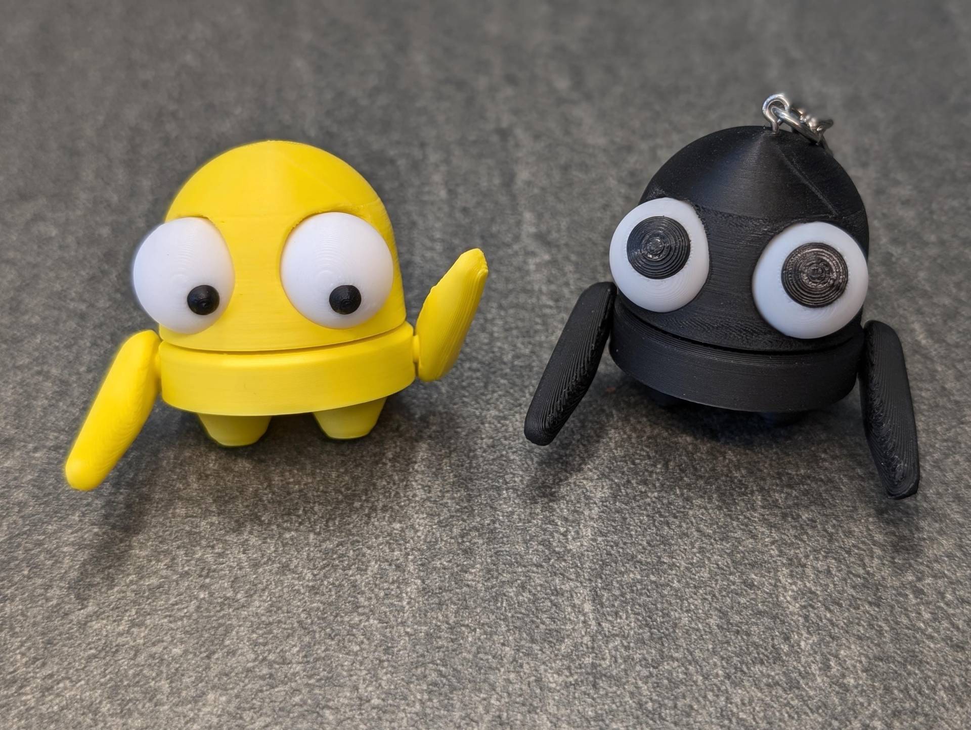 Semibot Schlüsselanhänger Oder Figur | Inspiriert Vom Spiel Repo - Bewegliche Arme & Wählbare Augen Gamer Geschenk von 3DMuffinDesigns