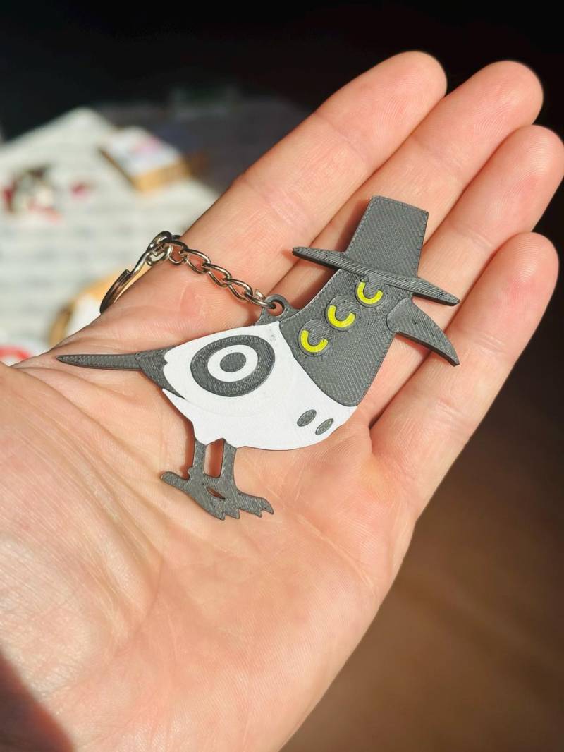K-Pop Demon Hunters Bird Keychain K-Pop Demon Hunters Bird Keychain von 3DMurcDeBurgh