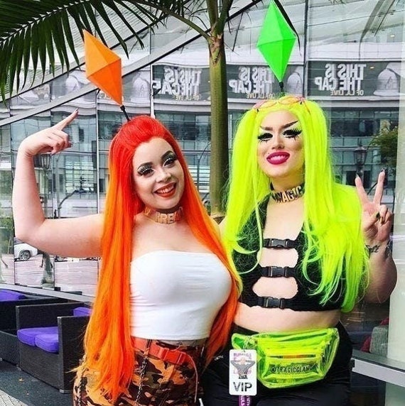 Sehr Grosses Sims Led Plumbob Stirnband/Life Size Light Up Stimmung Plum Bob Kopfbedeckung Sim Kostüm Hut Die Cosplay Halloween Comic Con Outfit von 3DPrintIt4Me