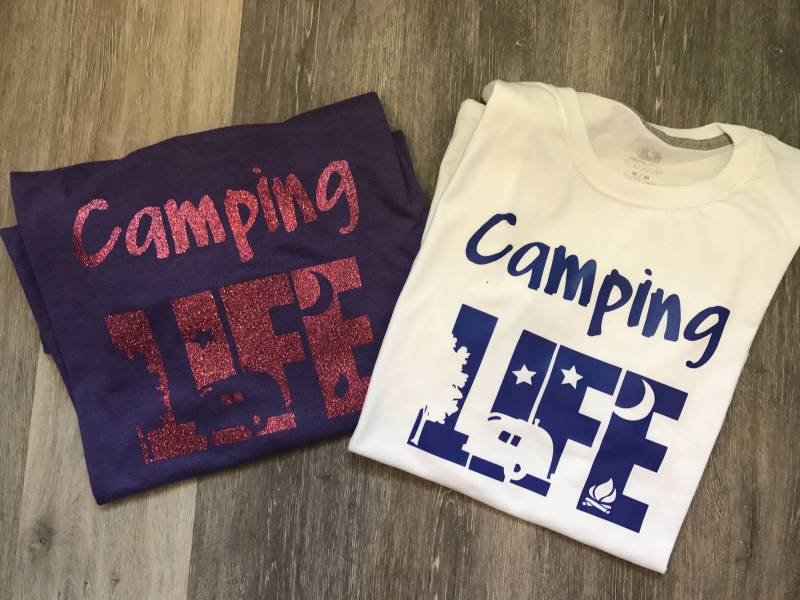 Camping Leben Tshirt Camping Leben Tshirt von 3DaschundApproved