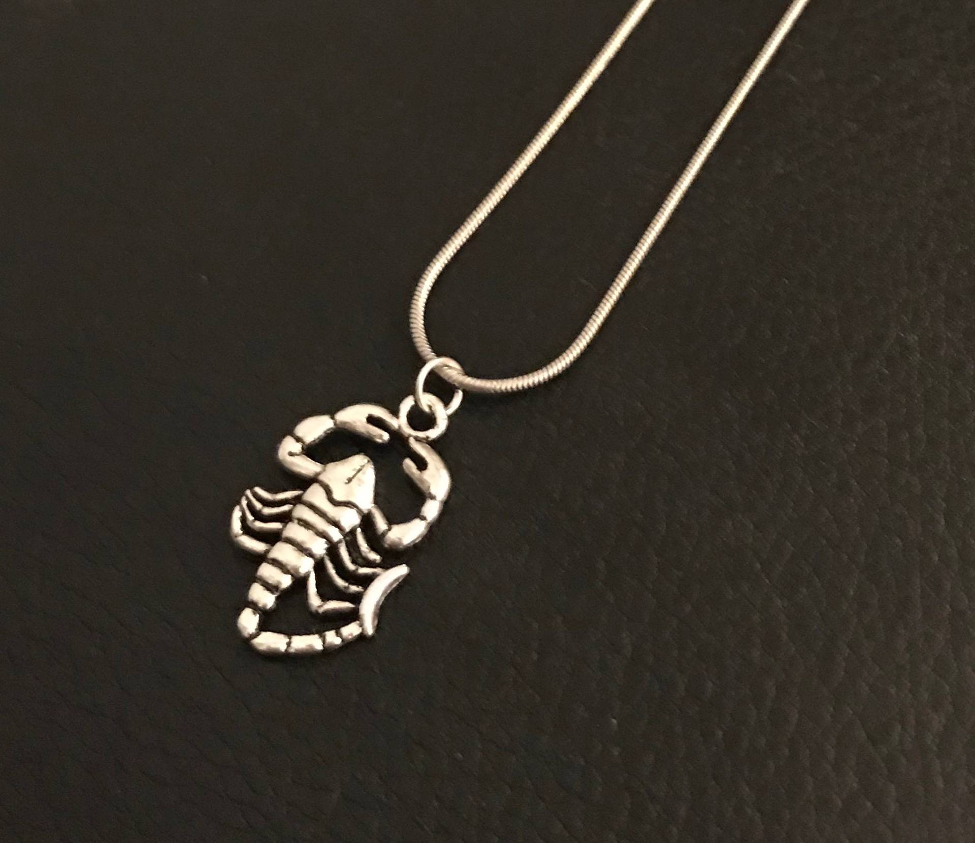 Silber Getönt Skorpion Halskette Silber Getönt Skorpion Halskette von 3DollarBillJewelry