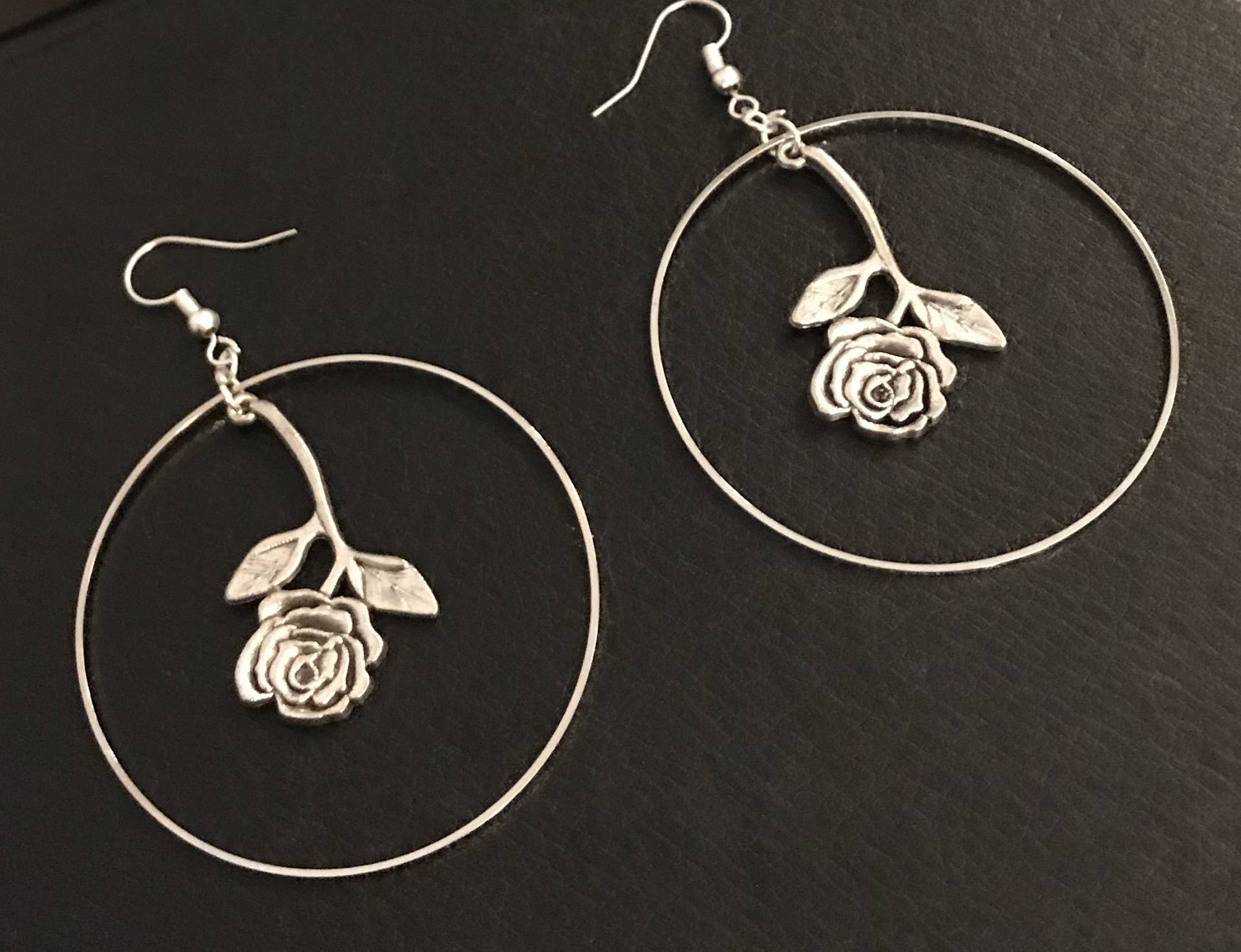 Silber Getönte Rose Reifen Silber Getönte Rose Reifen von 3DollarBillJewelry