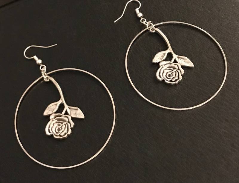 Silber Getönte Rose Reifen Silber Getönte Rose Reifen von 3DollarBillJewelry