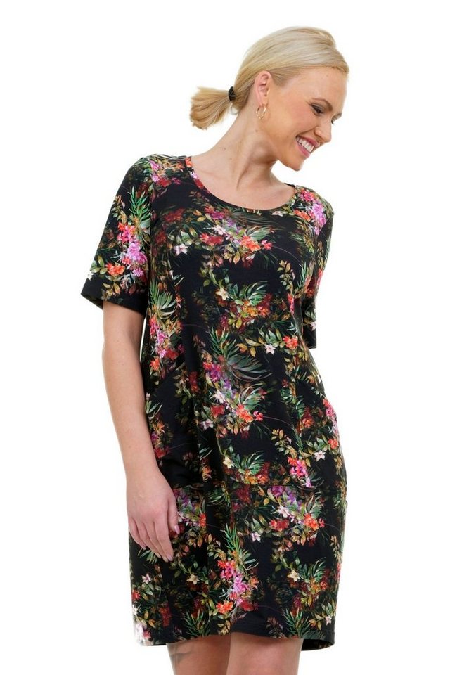 3Elfen A-Linien-Kleid Wolkenkleid – Legeres Jersey Kleid mit Taschen von 3Elfen