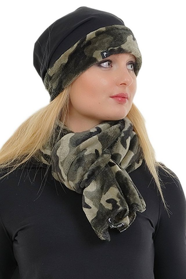 3Elfen Fleecemütze Fleece Mütze Camouflage Winter 3Elfen von 3Elfen