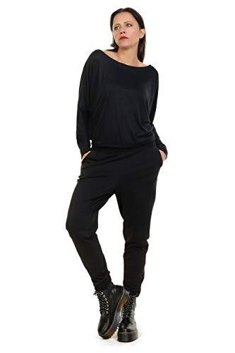 DREI Elfen Yoga Hose Sporthose Boyfriend Baggy Style Yogahose Freizeithose Jogginghose schwarz L von 3Elfen