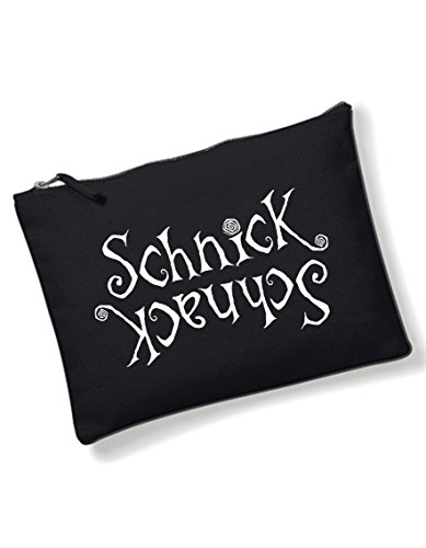 Federmäppchen Federtasche Stift Tasche Schmink-Tasche Kosmetik-Tasche klein schwarz Damen Mädchen Schnick Schnack von 3Elfen