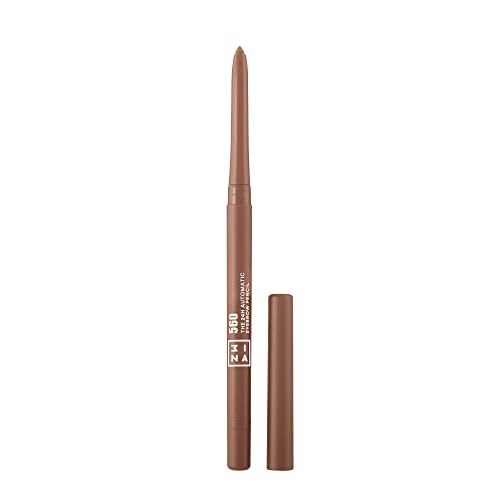 3INA MAKEUP - The 24H Automatic Eyebrow Pencil 560 - Dunkelblond - 24 Stunden lang anhaltende - Wasserfeste Formel - Integriertem Anspitzer - Augenbrauenstift - präzise Spitze - Vegan - Cruelty Free von 3ina