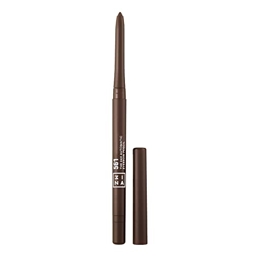 3INA MAKEUP - The 24H Automatic Eyebrow Pencil 561 - Warm braun - 24 Stunden lang anhaltende - Wasserfeste Formel - Integriertem Anspitzer - Augenbrauenstift - präzise Spitze - Vegan - Cruelty Free von 3ina