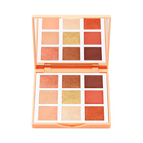 3INA MAKEUP - The Eyeshadow Palette Sunset - Multicolor - Lidschattenpalette 9 - Langanhaltende Farbtöne - Hochpigmentierte - Schwarz Hautfarbe - Matte Mettalic - Spiegelnd - Vegan - Cruelty Free von 3ina