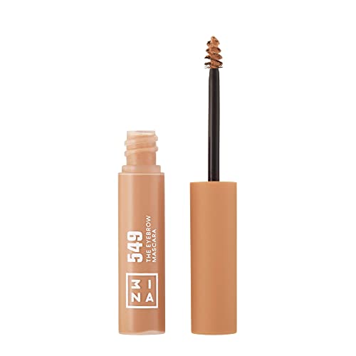 3INA MAKEUP - The Eyebrow Mascara 549 - Creme - Fixiert Definiert Volumen - Nicht klebende Gel-Formel - Dichte & Vollere Augenbrauen - Multiplikator-Effekt - Gel Formel - Vegan - Cruelty Free von 3ina