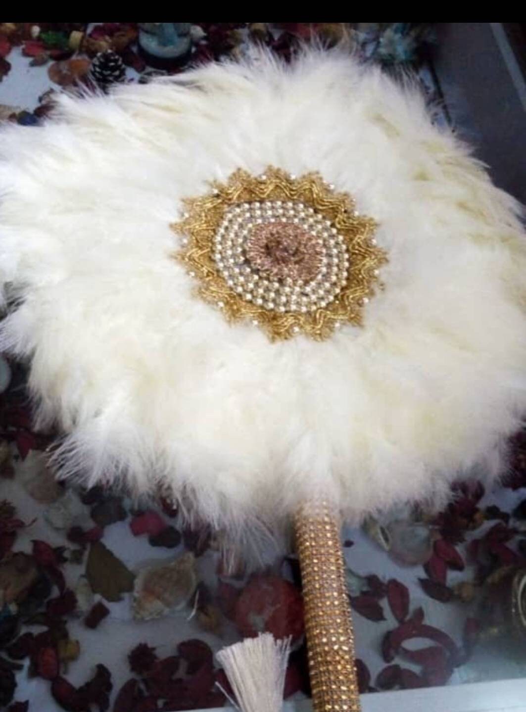 Braut Handfächer von 3JSUNISEXFABRICS