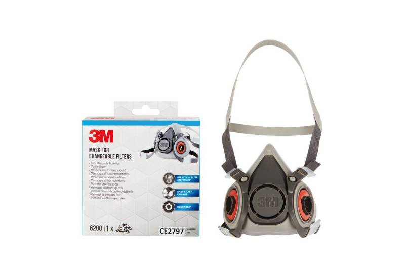 3M Nitril-Handschuhe Maskenkörper 6200PRO Medium (4 Stück) von 3M