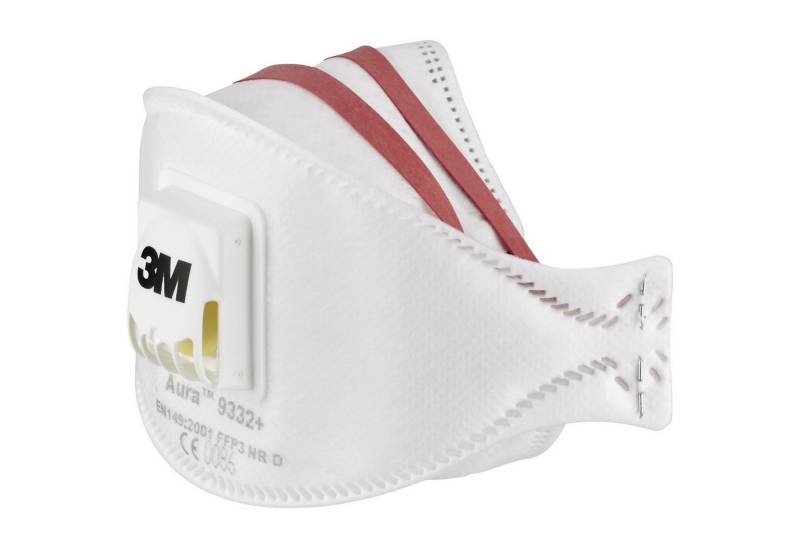 3M Nitril-Handschuhe Partikelmaske 9332C2 2 Stück (6 Stück) von 3M