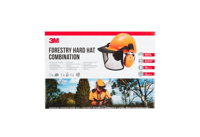 3M Nitril-Handschuhe Schutzhelm-Set G3000CUVFORESTC1 (2 Stück) von 3M