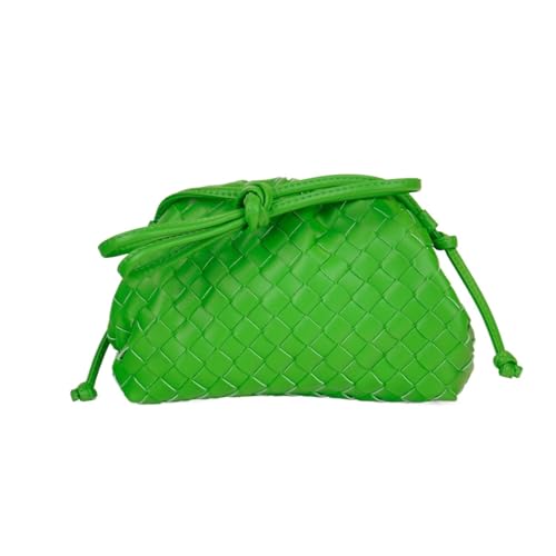 3MOG7Y1 Kleine Umhängetasche aus weichem PU-Leder für Damen, gewebte Umhängetasche, kleine Umhängetasche für Damen, Handtaschen, Kuriertaschen, Parrotgreen, Medium 3MOG7Y1 Kleine Umhängetasche aus weichem PU-Leder für Damen, gewebte Umhängetasche, kleine Umhängetasche für Damen, Handtaschen, Kuriertaschen, Parrotgreen, Medium von 3MOG7Y1