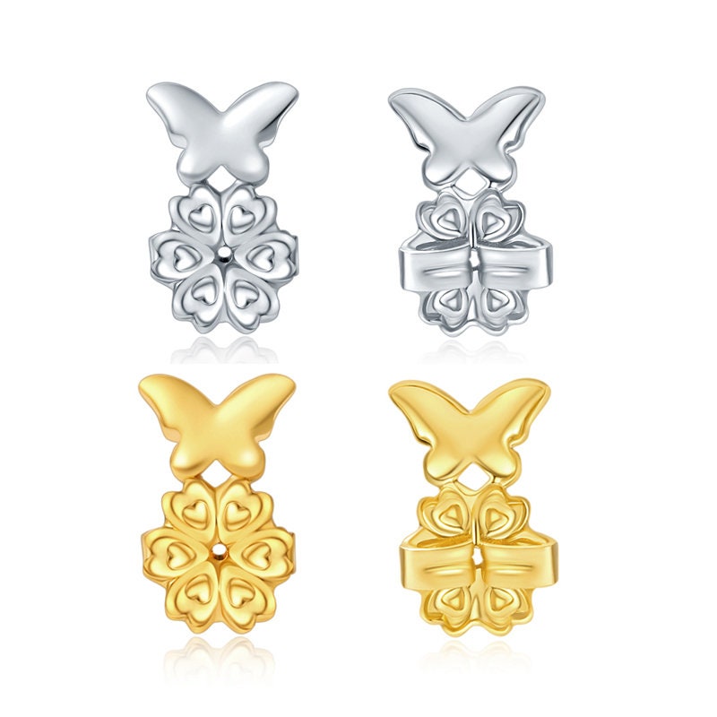Elite Magic New Earring Zurück Heber2 Paare Einstellbare Hypoallergen Ohrring Aufzüge - Wie Wir Im Fernsehen Gesehen | 1 Golden +1 Silvery Elite Magic New Earring Zurück Heber2 Paare Einstellbare Hypoallergen Ohrring Aufzüge - Wie Wir Im Fernsehen Gesehen | 1 Golden +1 Silvery von 3NNNStore