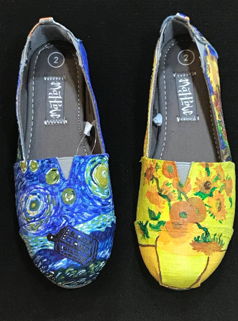 Vincent Und Der Arzt Bemalt Sneaker Vincent Und Der Arzt Bemalt Sneaker von 3PsCustomGifts