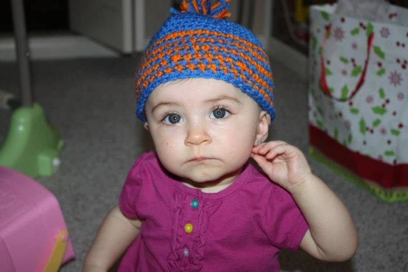 Gehäkelte Baby Gator Mütze von 3SandK