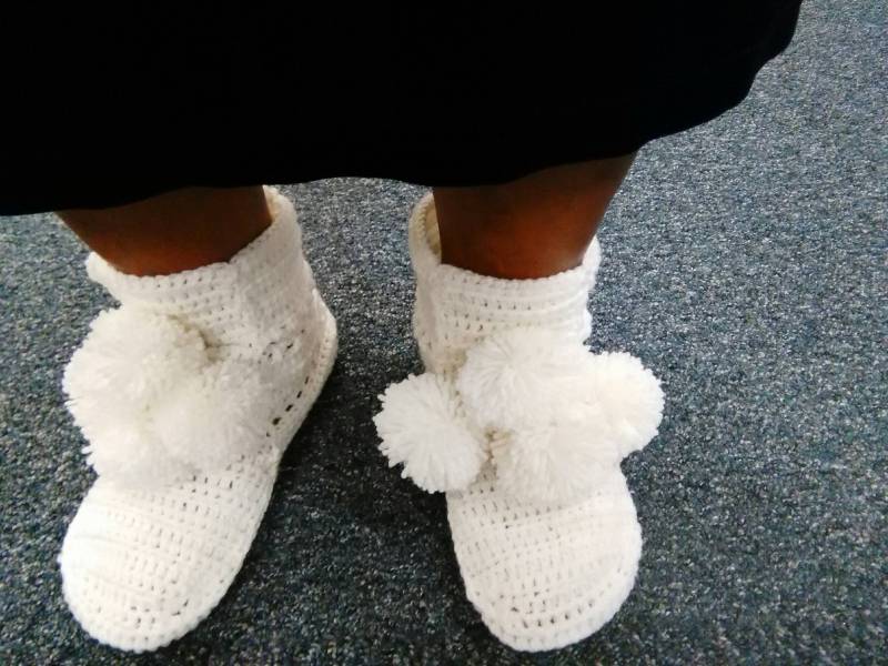 Gehäkelte Stiefeletten von 3SandK