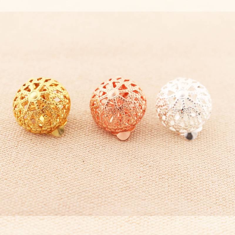 20 Paare Ohrring Clip Gold, Rose Gold, Silber Schöne Verschluss Mit Filigranen Design Nicht Durchbohrt Ohren Ändern Über von 3SistersWishes
