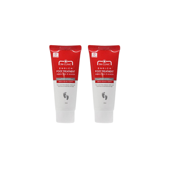 3W Clinic - Enrich Foot Treatment - 100ml (2ea) Set von 3W Clinic
