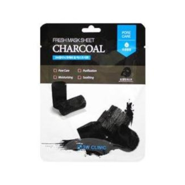 3W Clinic - Fresh Charcoal Mask Sheet - 1stück von 3W Clinic